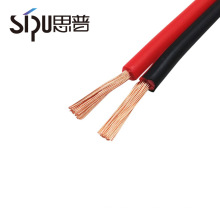 SIPU precio de fábrica RVB 2 cable gemelo de la base CCA o conductor de cobre Cable de altavoz mejor precio 4 núcleo 10mm2 cable de cobre